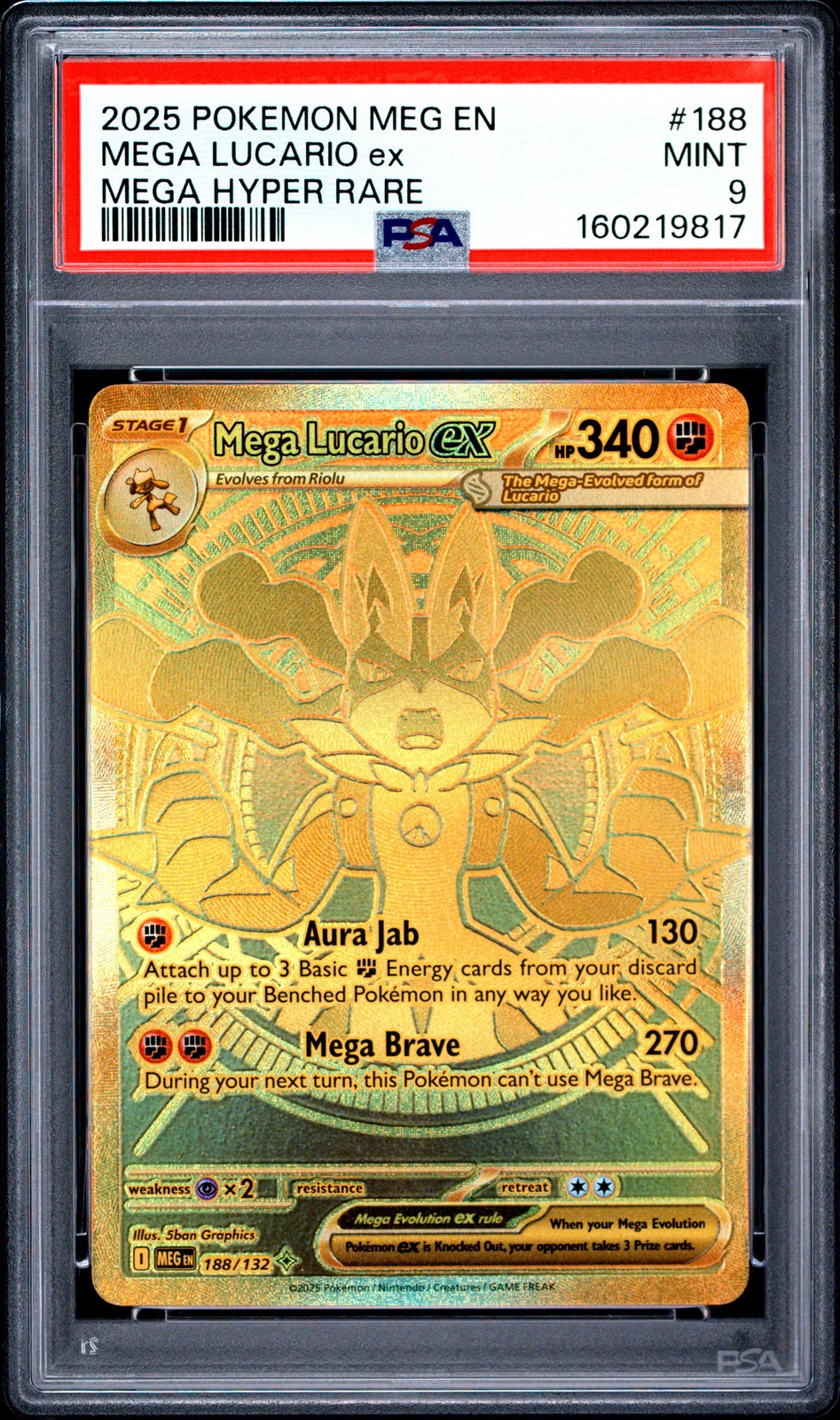 Mega Lucario Ex #188