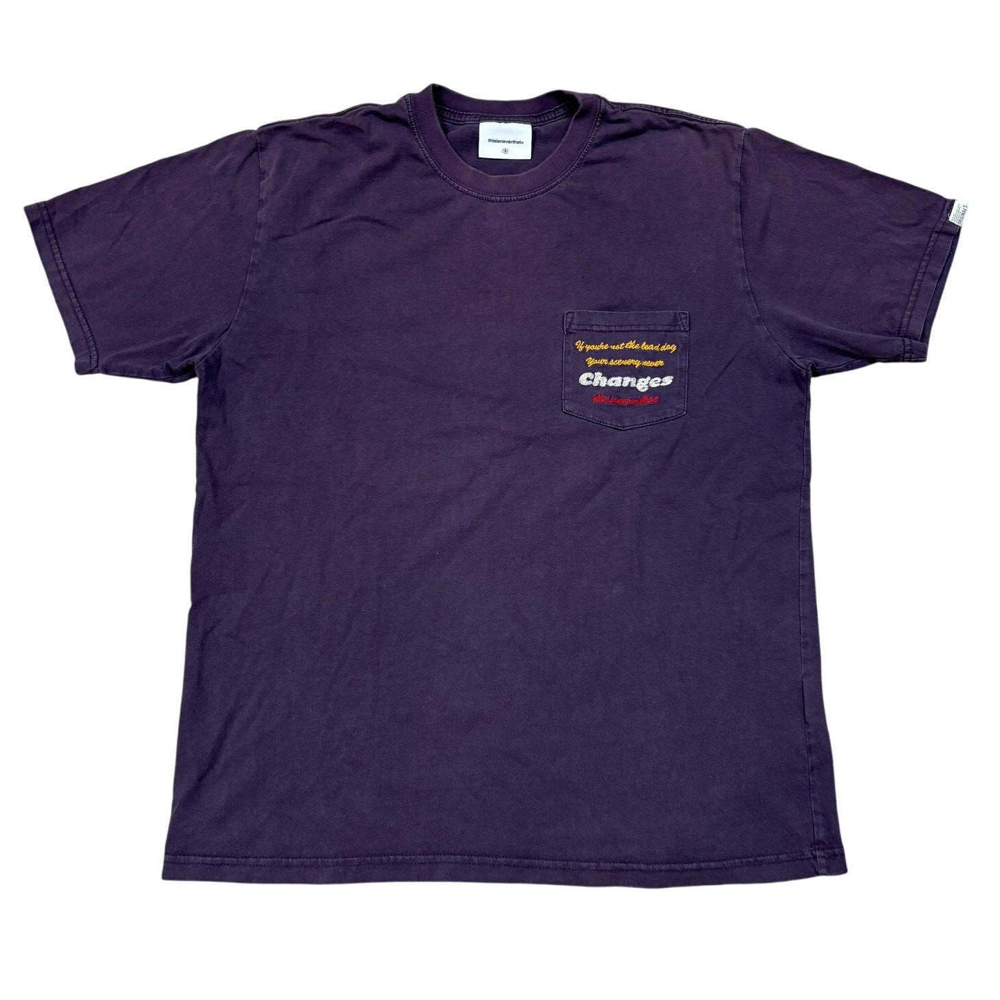 Thisisneverthat Changes Script Pocket Tee Shirt M… - image 1