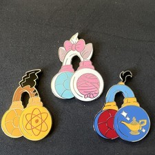 Disney Pin 2025 Magical Mystery Series Headphones Marie Genie Powerline 3 pins￼