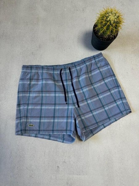 Men Lacoste Shorts Blue Polyamide 33 / L / 48