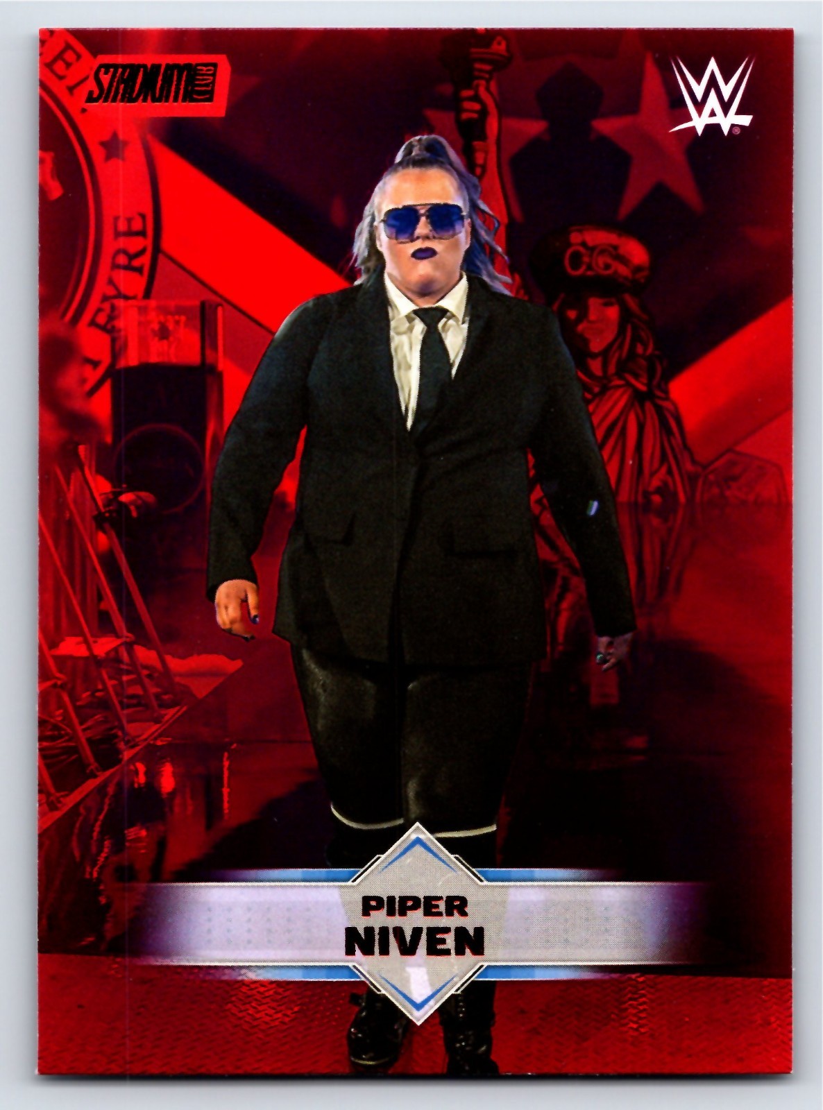 2026 Topps Stadium Club WWE Red #71 Piper Niven