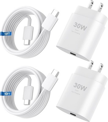 iPhone 16 15 17 Pro Max Charger 30W Type C Chargers USB C Fast Charger Block ...
