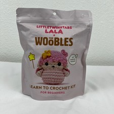 The Woobles LittleTwinStars Lala Learn to Crochet Kit for Beginners Sanrio Pink