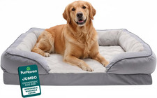 Orthopedic Dog Bed for Large Dogs W/ Removable Bolsters  Washable Cover, for Do