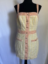 Fashion Nova Women’s Elle Stretch Tweed Micro Mini Dress Size Large