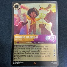 Disney Lorcana TCG Antonio Madrigal - Friend to All 5/204 Rare Cold Foil EN
