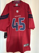 Houston Texans Football Jersey #45 Speed Size XL