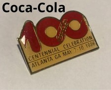 Coca-Cola 100th Anniversary 1986 Pins (Not for Sale)