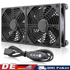 USB PC Ventilator lüfter 120mm 2in1 Leise PC...