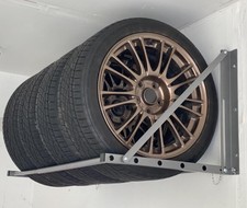 Heavy Duty Wall Mount Tire Rack for Garage Storage Truck Car RV ATV Wheel Holder