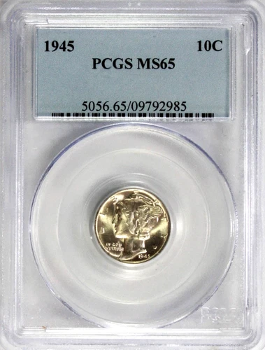 1945 Mercury Dime PCGS MS65 #GA6-85