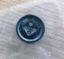 Deutsche Bahn DB Knopf 1,4 cm blau dunkelblau - unbenutzt