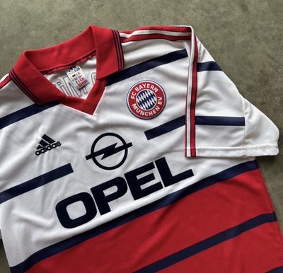 Bayern München adidas サッカーユニホーム 90s Vintage 90s Bayern Munich Adidas Rare Away Opel Soccer Football
