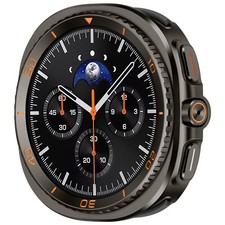 3 in 1 Metal Case for Samsung Galaxy Watch 8 40mm, Rugged Bumper  Screen Protec