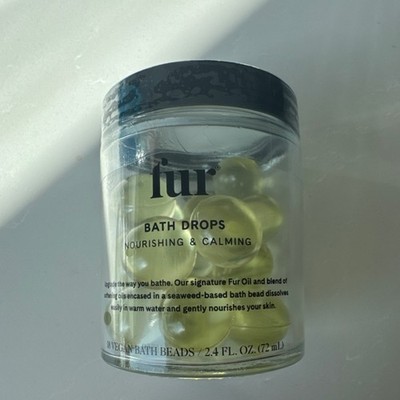 Fur Vegan Bath Drops Nourishing Calming Lemon Peppermint Lavender 2.4 fl oz