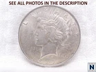NobleSpirit (RB) Striking 1922 Peace Silver Dollar AU