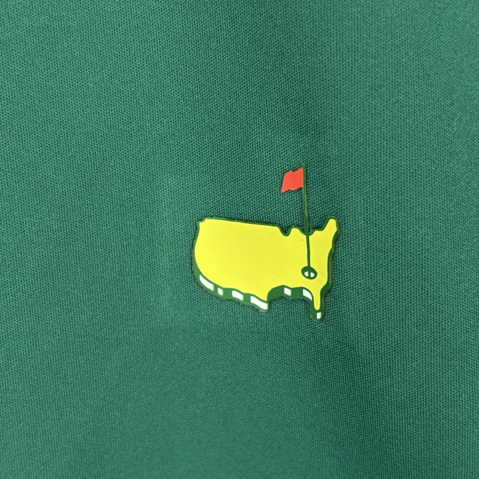 Masters Tech 1/4 Zip Windbreaker Mens XL Green Golf Pullover Jacket Outerwear - Image 4 of 4