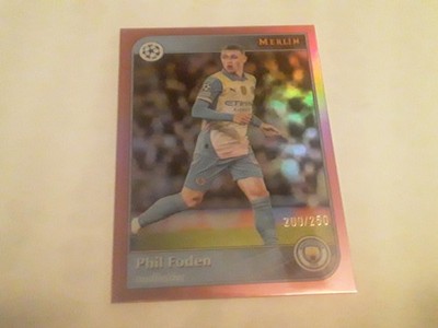 2025 Topps Merlin Soccer UEFA Champions League Soccer /250 Phil Foden 