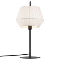 Tischleuchte Dicte Nordlux Weiss Tischlampe Schreibtischlampe E14 Textilleuchte