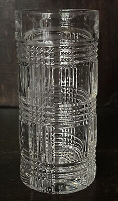 1 RALPH LAUREN Signed Crystal *GLEN PLAID DRINKING GLASS 1 RALPH LAUREN Signed Crystal *GLEN PLAID DRINKING GLASS