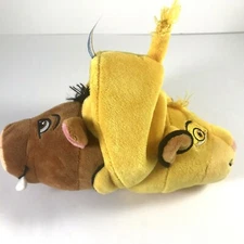 Flip a Zoo The Lion King Simba To Pumba Plush 10" Convertible Stuffed Animal Toy