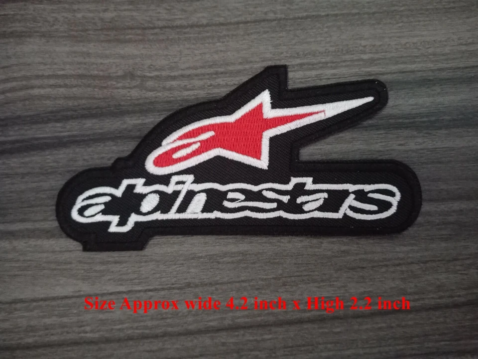 3 pcs ALPINESTAR MotoGP Patch Iron on Embroidered or Sew on Shirt Jacket Cloth  - Image 2 of 4