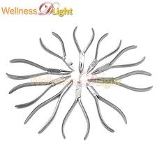 10 Pcs Professional Dental Orthodontics Pliers Cutter Ortho Set Laboratory Tools
