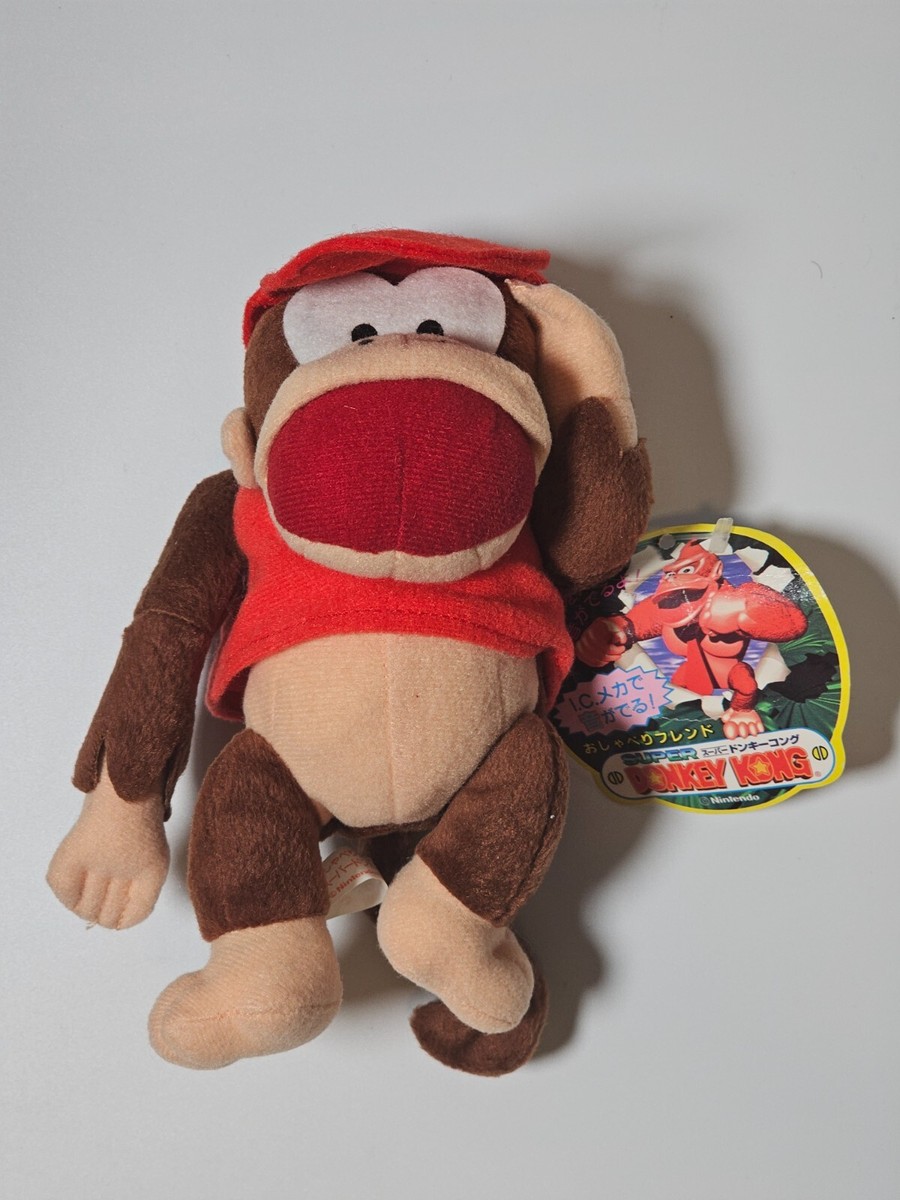 Donkey Kong DIDDY Kong Talking Friend Stuffed Plush Toy Nintendo