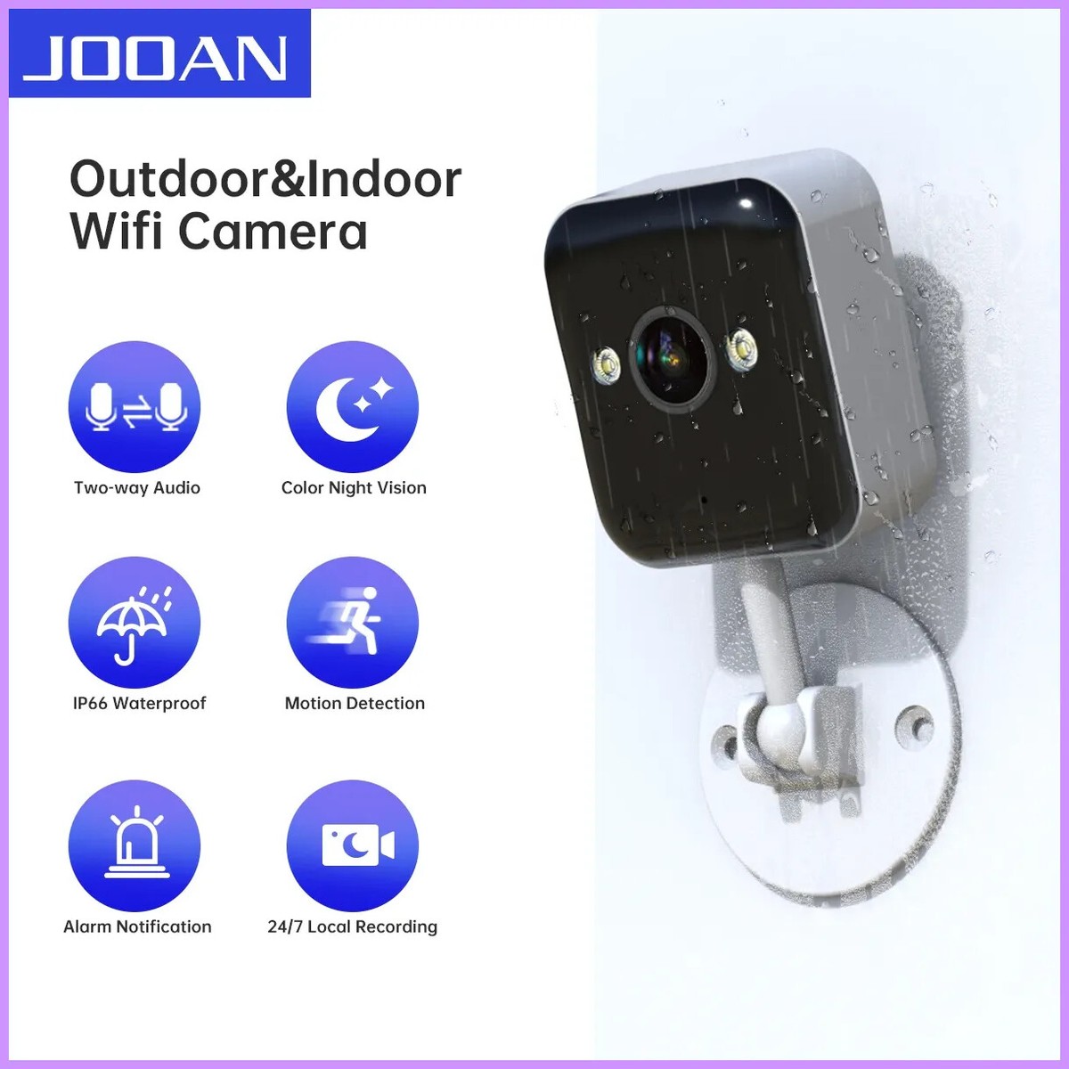 JOOAN 1080P Wifi IP Camera Outdoor CCTV Surveillance Camera 5x