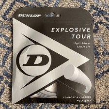 Dunlop Explosive Tour 17g Silver Tennis String Set