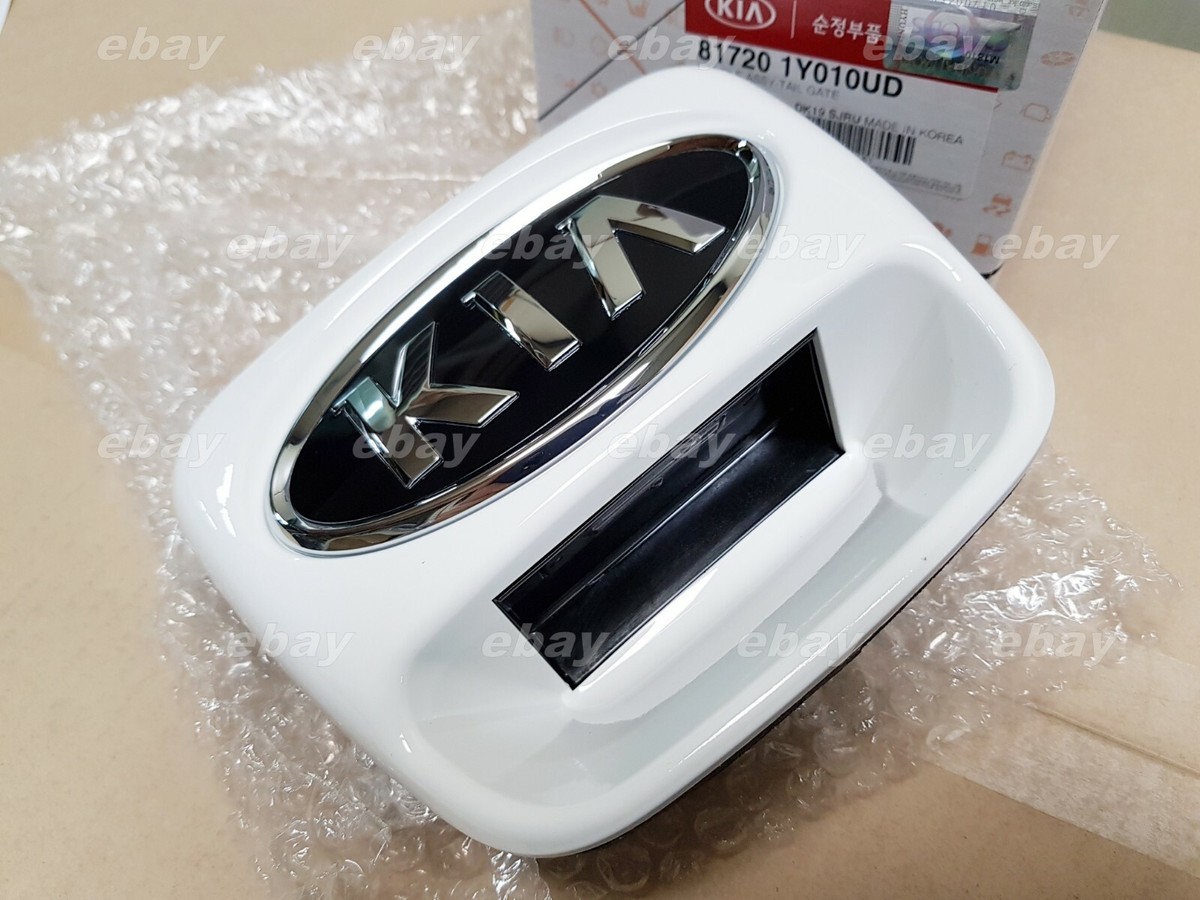 Tail gate Handle In Clear White For KIA Morning Picanto 2011 Tail gate Handle In Clear White For KIA Morning Picanto 2011