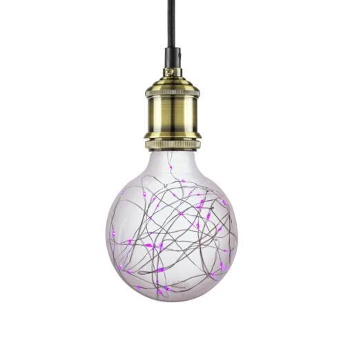 Sunlite 81179-SU LED G30 Globe String Light Bulb, Decorative Light 1PK Purple - Image 2 of 2