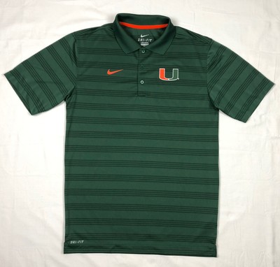 Nike Miami Hurricanes Mens Golf Polo 