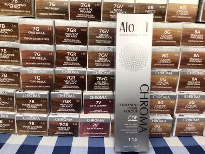Aloxxi CHROMA Creme Permanent Hair Color 2oz 1:1.5 (choose your shade)