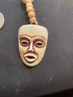 Very Cooll Brown/ White  African Tribal Mask Necklaces  from Film Collection — photo 6