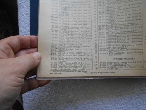 CATALOGO VENDITORE RADIO GE-1935-1941--62 MODELLI-RICEVITORI RADIO-CONSOLES  - Foto 5 di 12