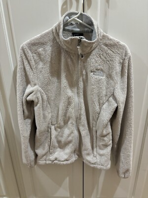 Pre Loved The North Face Women OSITO Fleece Jacket Cream Off