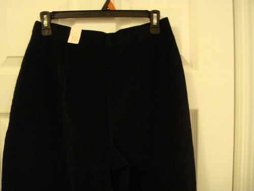 Damen Dress Barn schwarz Stretch Cord Anzughose Größe 10 Petite NEU - Bild 6 von 8