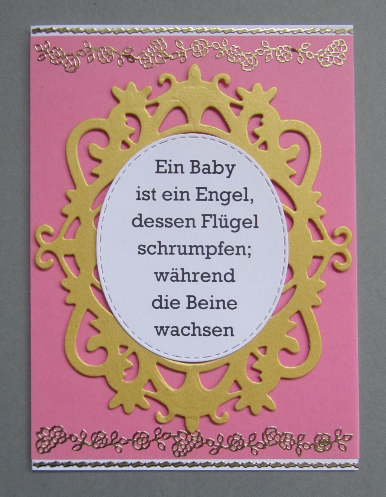 Baby Karte Taufe Patenkarte Pate Taufspruch Wünsche Mädchen Glückwünsche 3.0.1