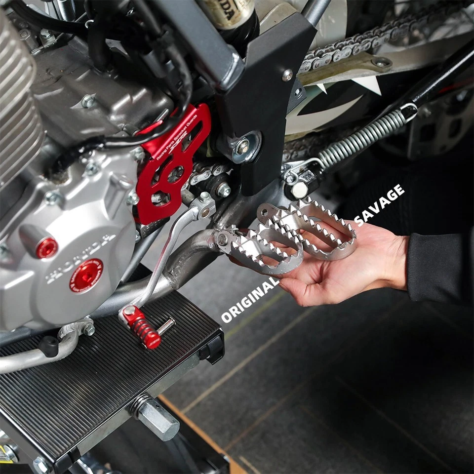 Adaptadores de estriberas delanteras Rider para HONDA XR 400R 1996-2004 XR400R Foto 4 de 4