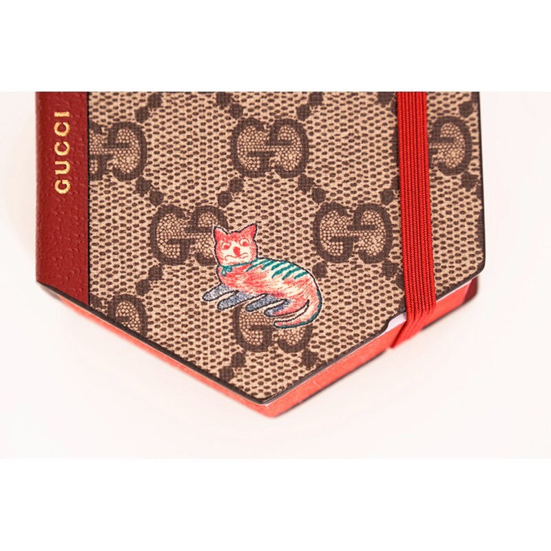 NEW $200 GUCCI Whimsy DERPY CAT GG Supreme Coated Canvas NEW $200 GUCCI Whimsy DERPY CAT GG Supreme Coated Canvas
