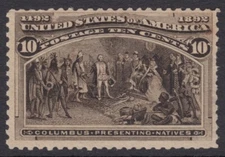 1893, Sc 237 - COLUMBUS - MNH