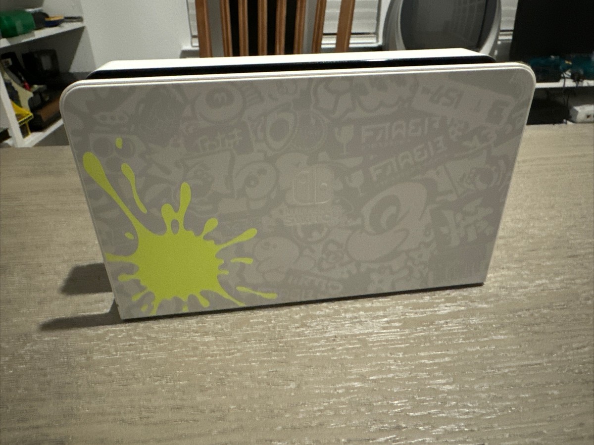 NO TABLET Nintendo Switch OLED Splatoon 3 Dock ONLY Special NO TABLET Nintendo Switch OLED Splatoon 3 Dock ONLY Special