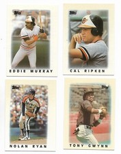1986 Topps Mini Leaders PICK-A-CARD Eddie Murray Cal Ripken Jr Ryan Gwynn