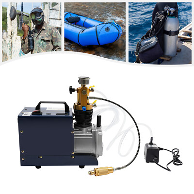 4500PSI 300BAR Electric Compressor Pump PCP High Pressure Air Pump Water Cooling