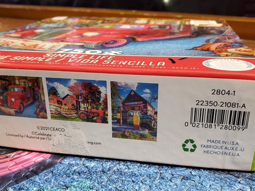 Ceaco Simple Life 750 pc Puzzle Complete 24x18 Vintage Truck - Picture 4 of 5