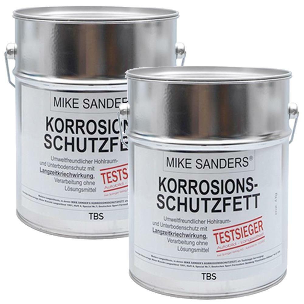 Mike Sanders Korrosionsschutzfett 1,5 kg (2x 750g) Rostschutz Hohlraumversiegel.