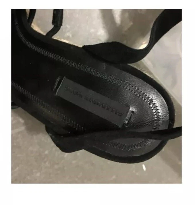 Alexander Wang cuña enjaulada negra 40 Foto 4 de 4