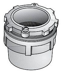 Appleton HUB-100, Conduit Hub, 1''Thd Rgd Cond Hub Stl, 1 PC