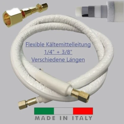 TECNOGAS Cable de refrigerante flexible de sistema termoplástico multicapa 1/4"+3/8"